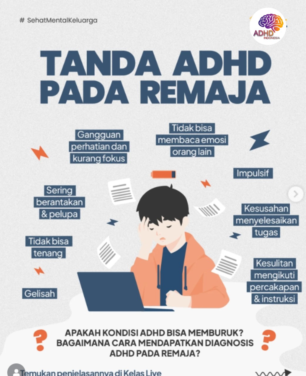 Screening ADHD Non-Diagnostik: Edukasi Awal bagi Orang Tua di Kabupaten Pasuruan