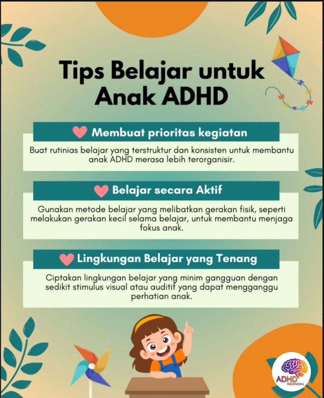 Strategi Belajar yang Cocok untuk Anak ADHD di Kabupaten Pasuruan